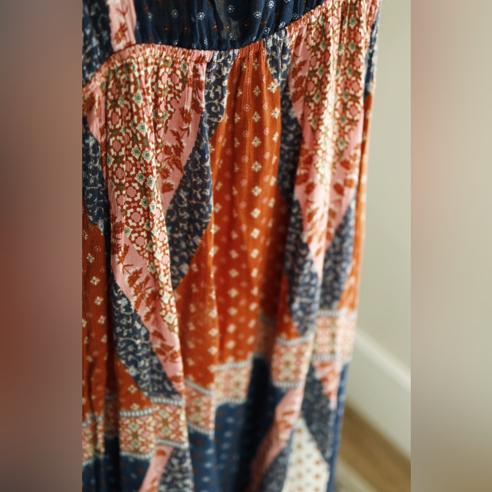 Patchwork Midi Dress - Picture 3 of 3